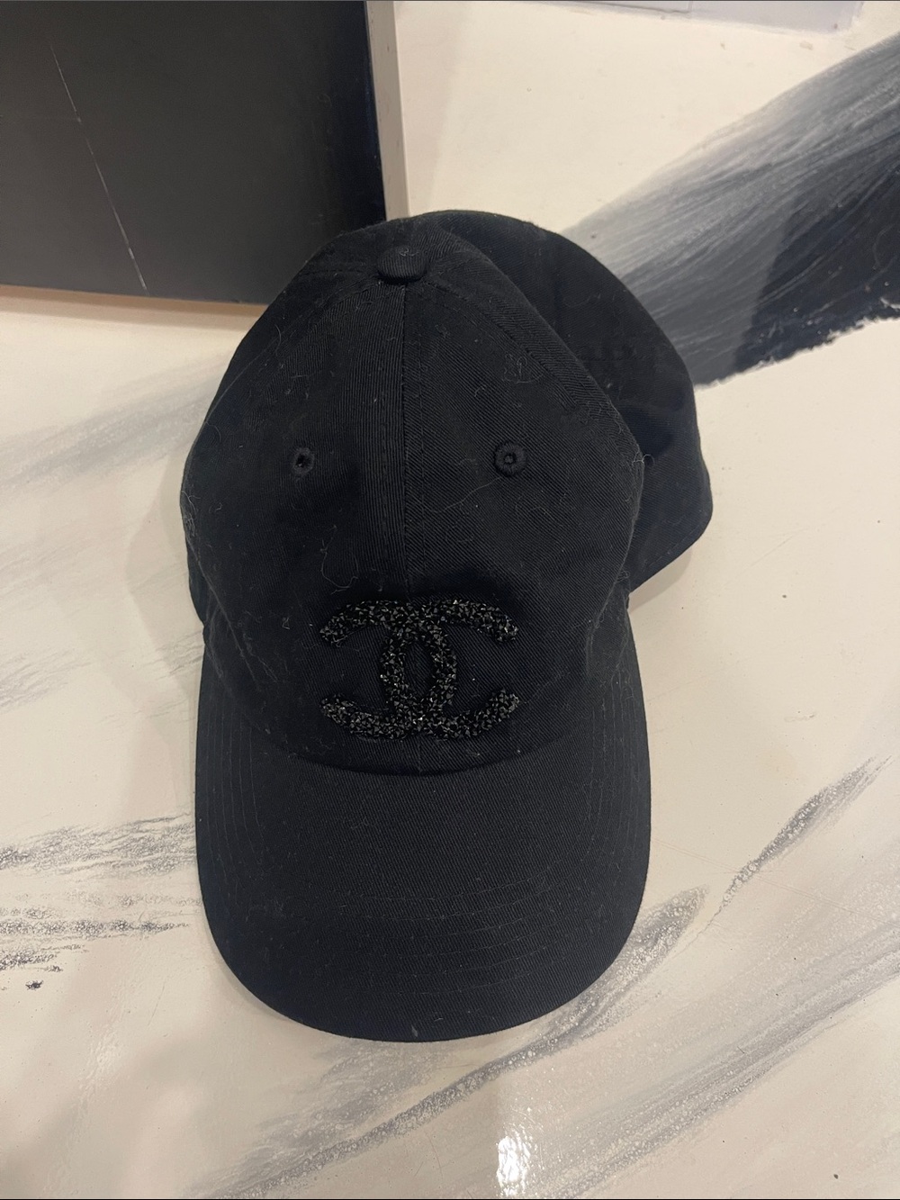Black Crystal Logo Baseball Cap